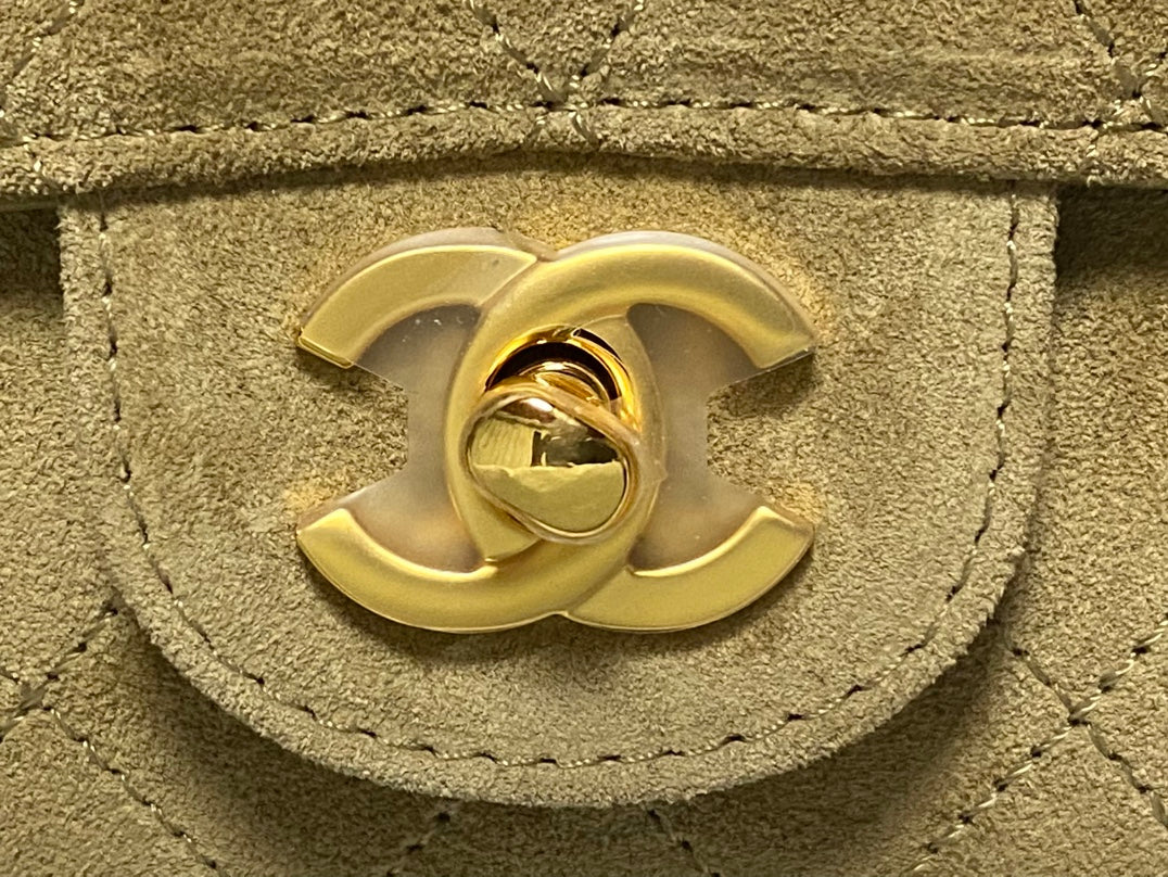 Chanel 2026 Flap Bag 20cm Suede Leather