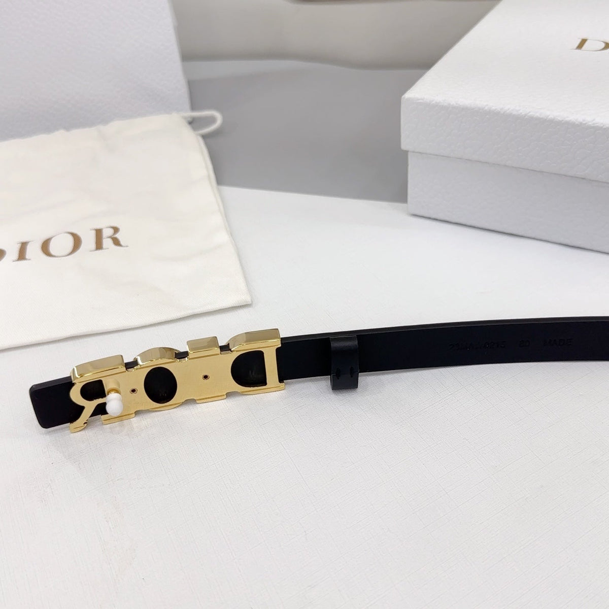 Dior 2026 Reversible D-Dream Belt 20mm Calfskin 187303