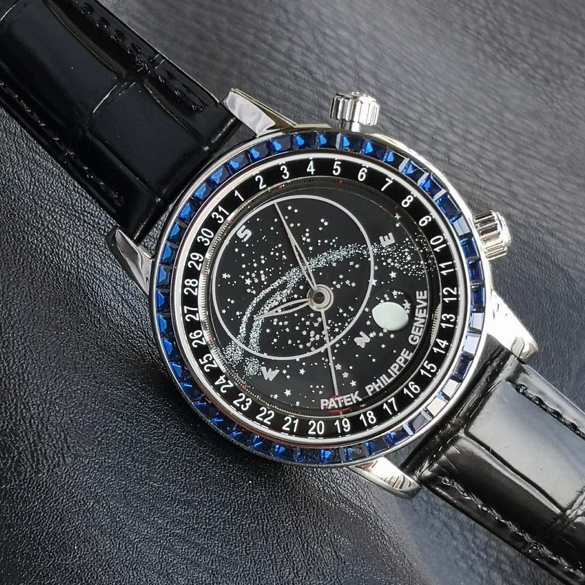Patek Philippe Celestial Grand Complication 44mm Blue Gemstones Black Dial