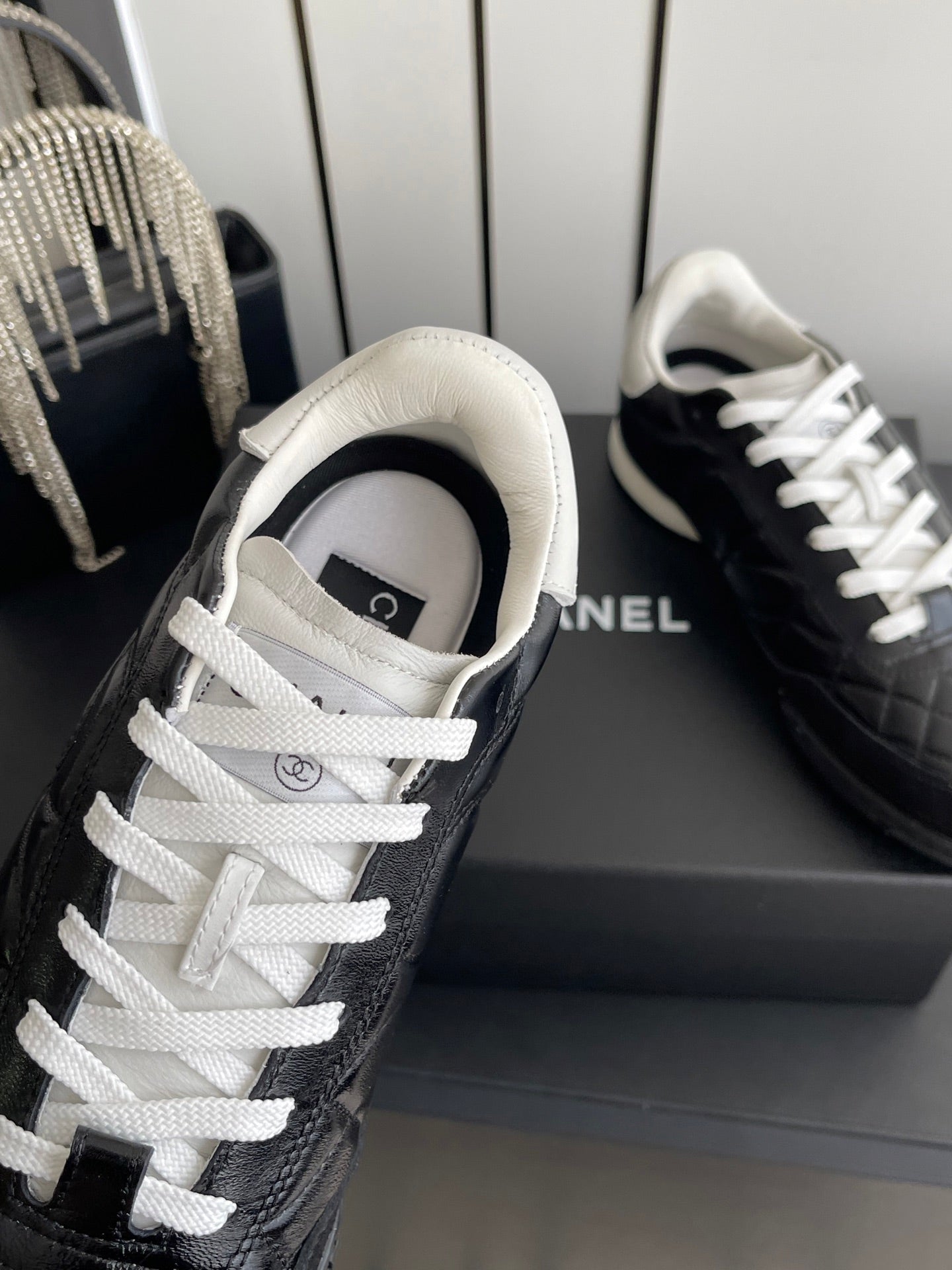 Channel 2026 Sneaker Quilted Calfskin Suede 895746