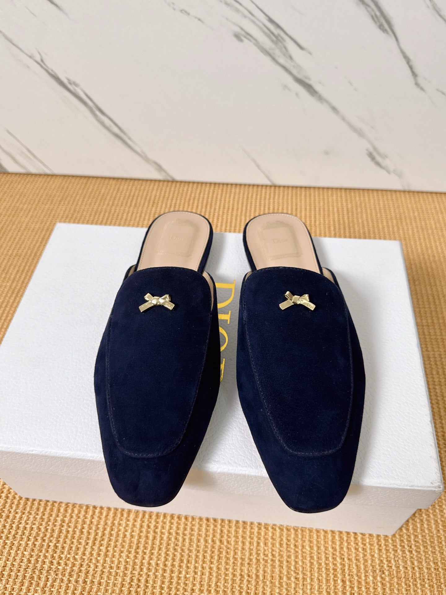 Dior 2026 Bow Mule Suede 904864