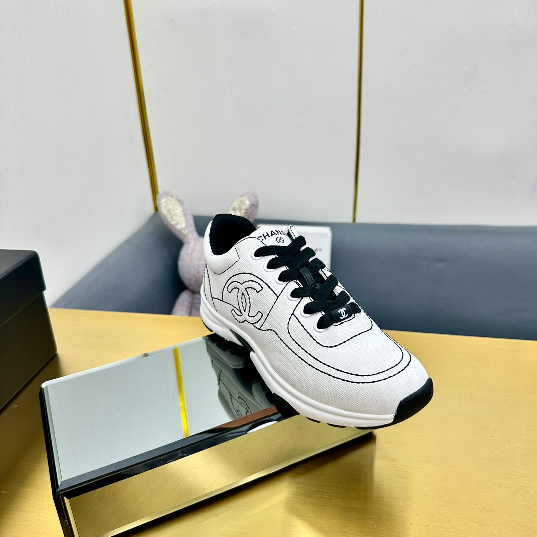 Chanel 2026 CC Logo Sneakers Fabric 986968
