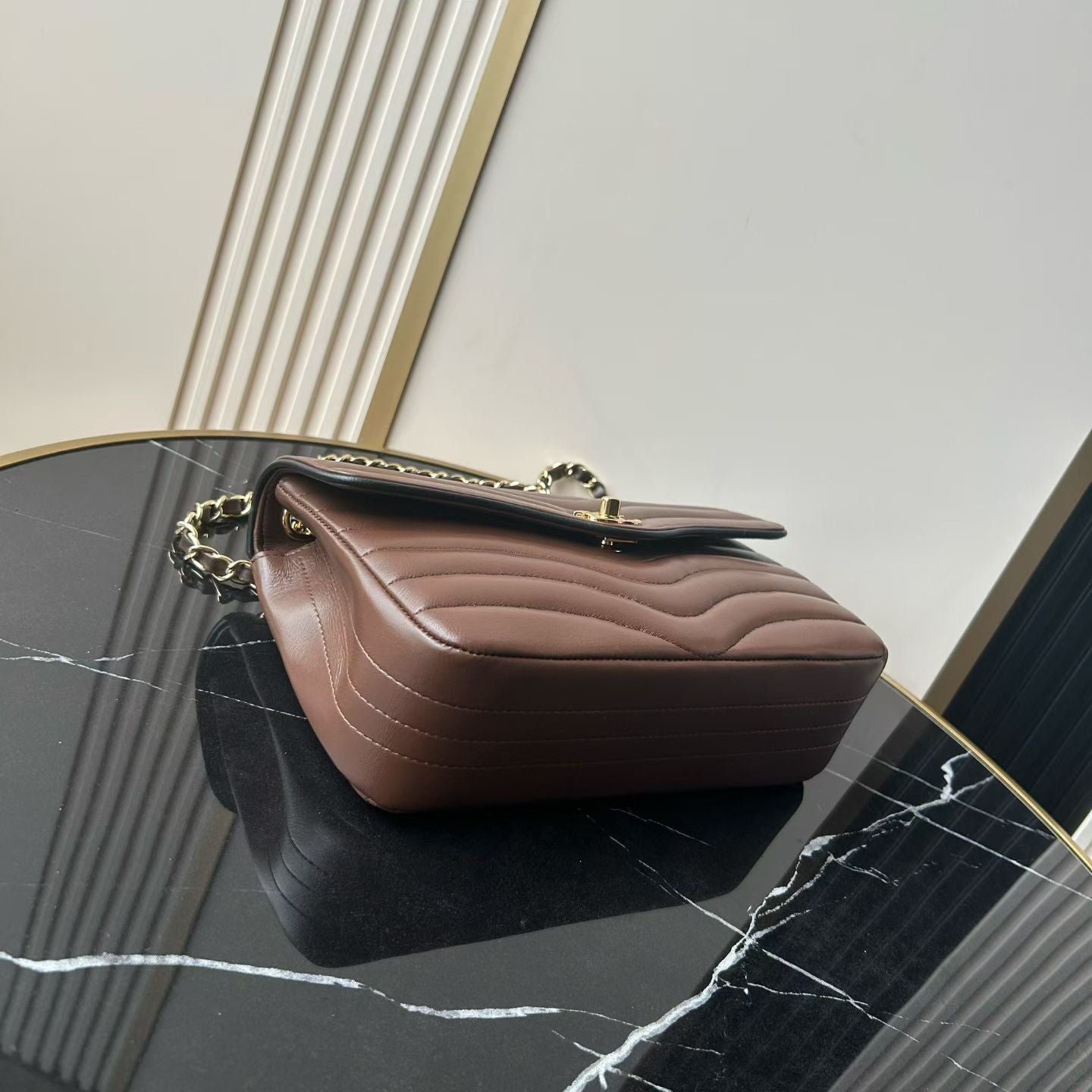Chanel 2026 Flap Bag 25.5cm Patinated Lambskin