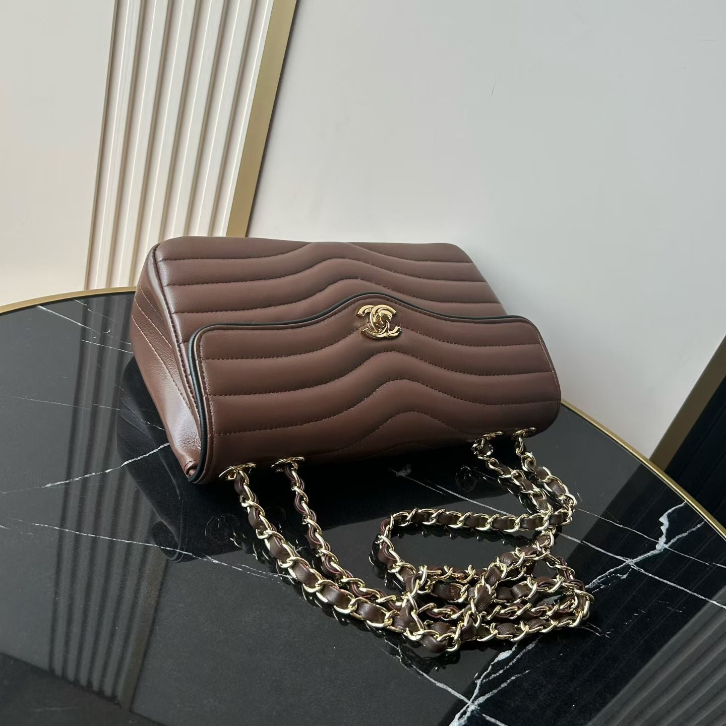Chanel 2026 Flap Bag 25.5cm Patinated Lambskin