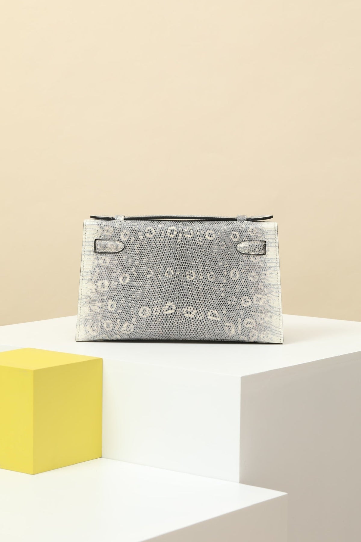 High-end Hermes 2026 Kelly Pochette Bag 22cm Ombre Lizard Skin