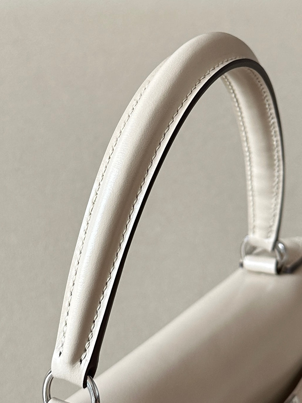High-end Hermes 2026 Kelly Lakis Bag 32cm Box Leather Canvas