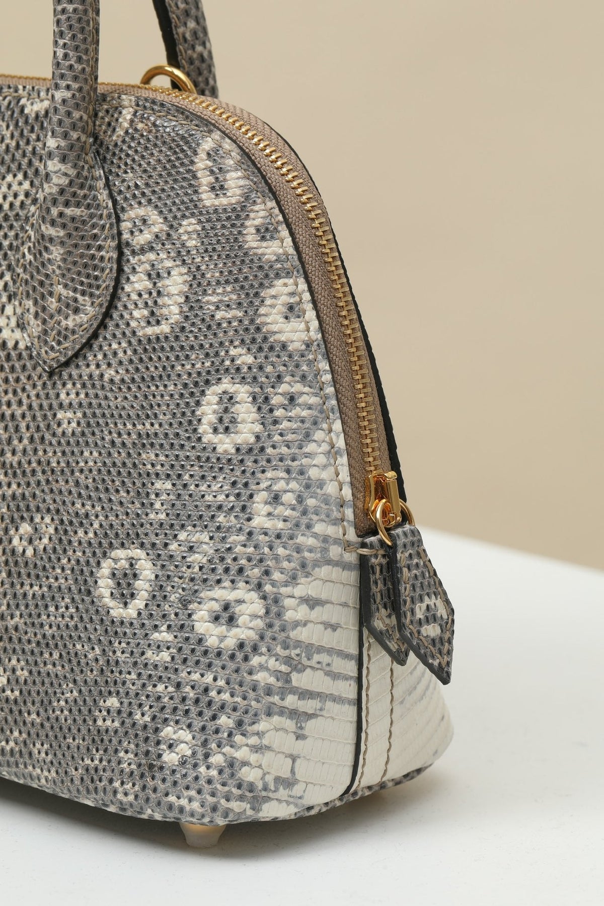 High-end Hermes 2026 Mini Bolide Bag 18cm Lizard Skin