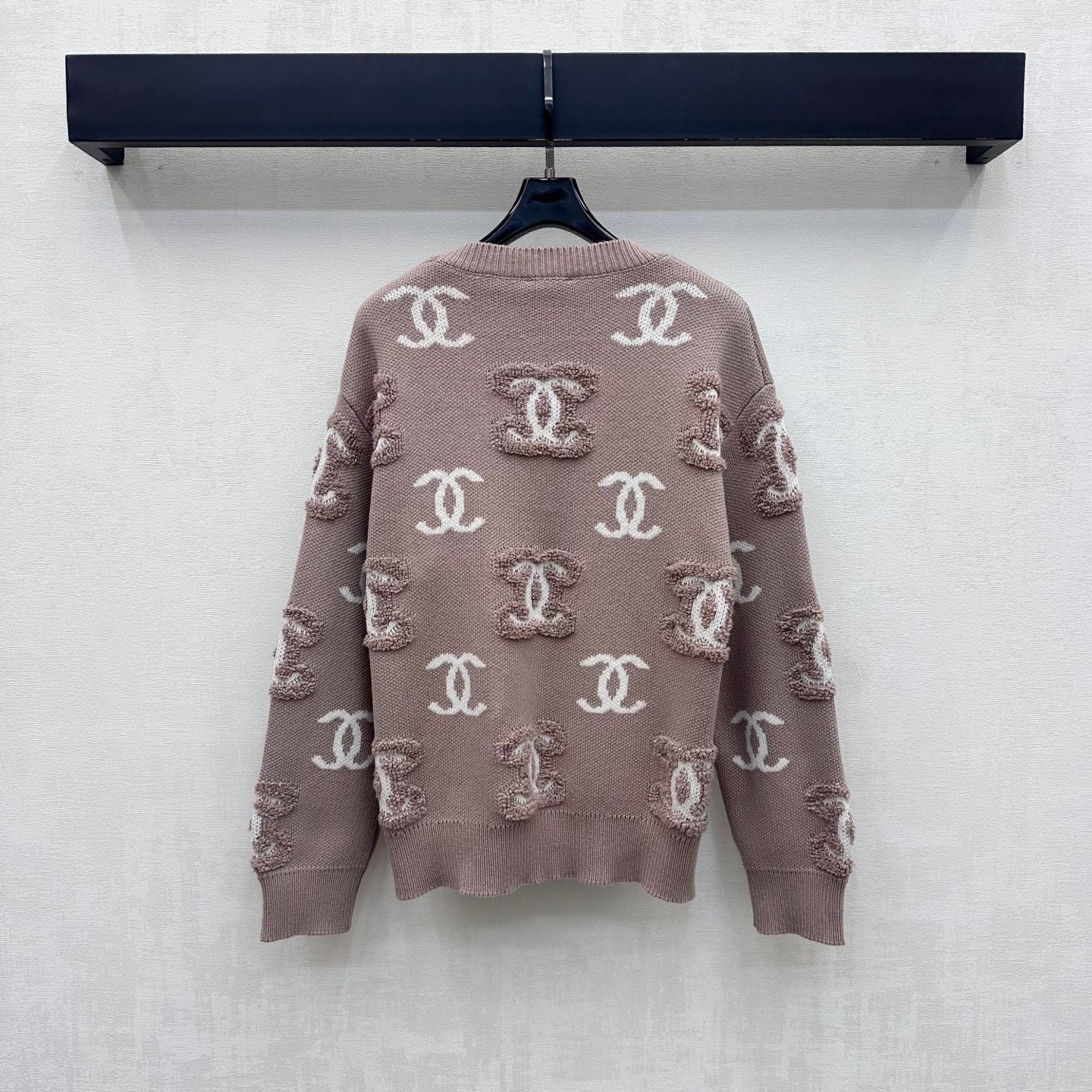 Chanel 2026 Jacquard Long-Sleeve Knit Cardigan Wool 418685