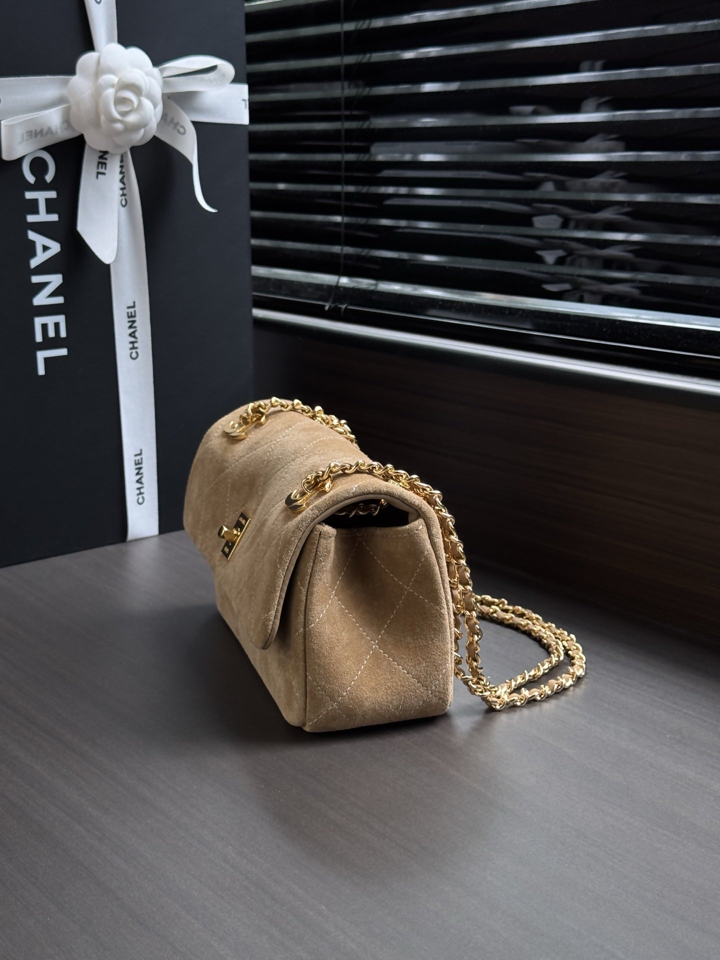 Chanel 2026 Flap Bag Suede And Denim Leather 143089