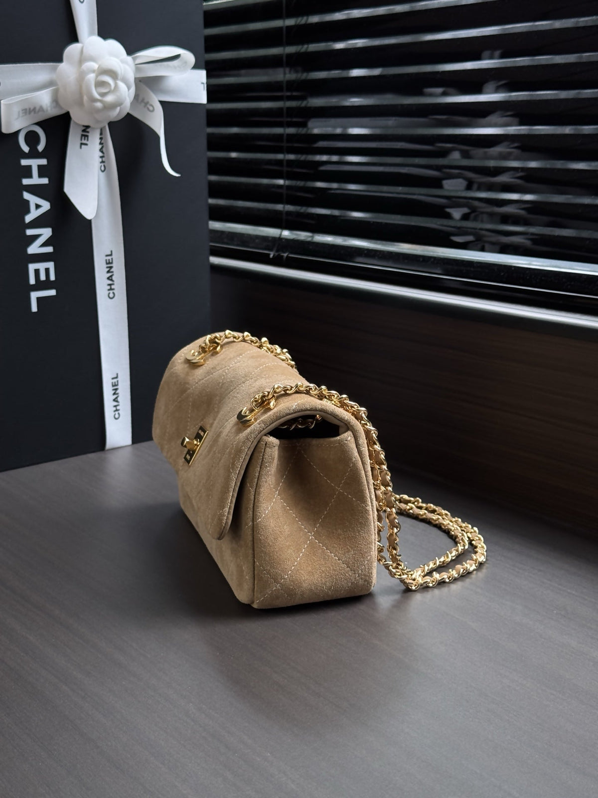 Chanel 2026 Flap Bag Suede And Denim Leather 143089