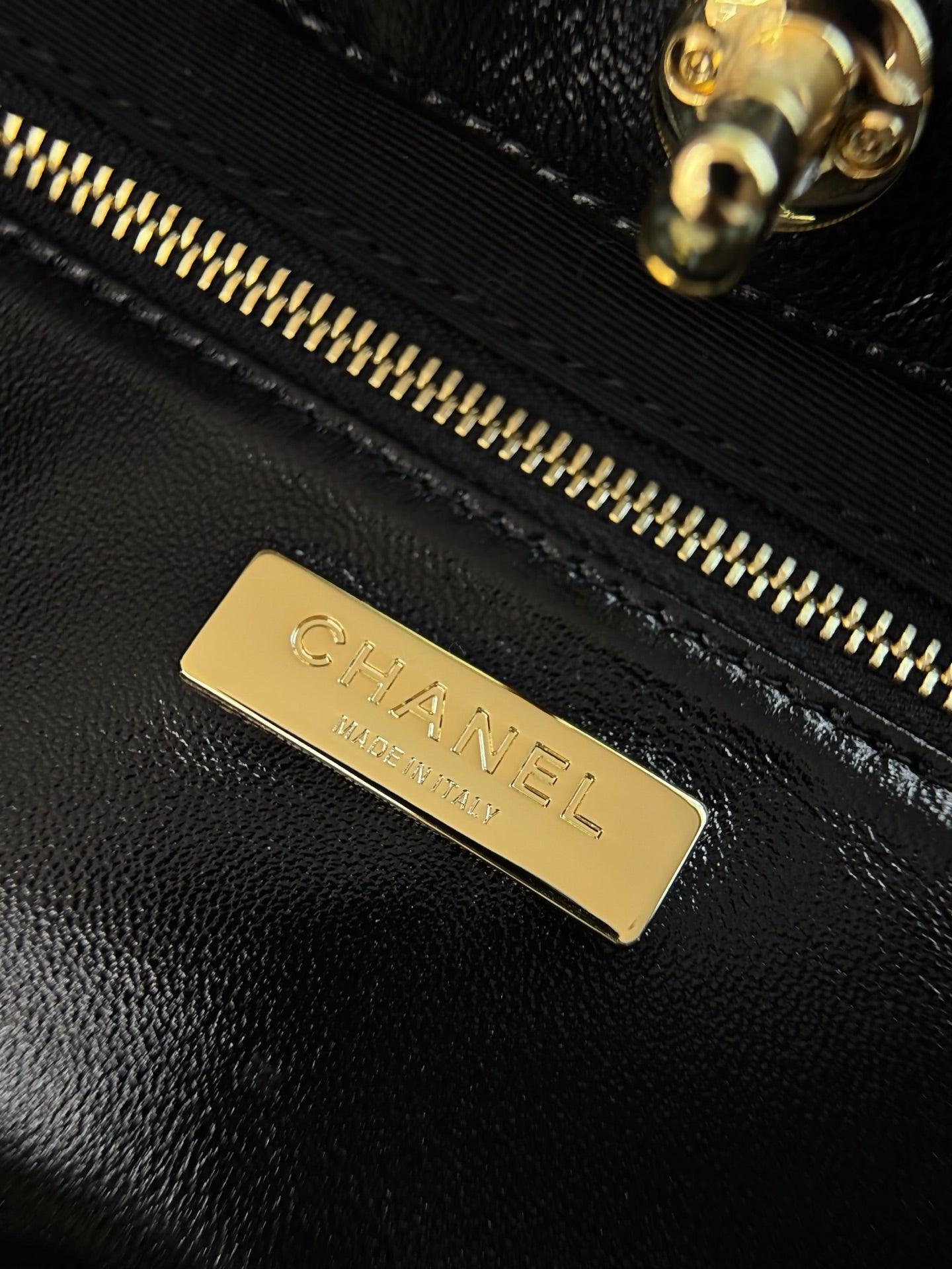 Chanel 2026 Shopping Bag Beige Black Ponyhair And Lambskin 387696