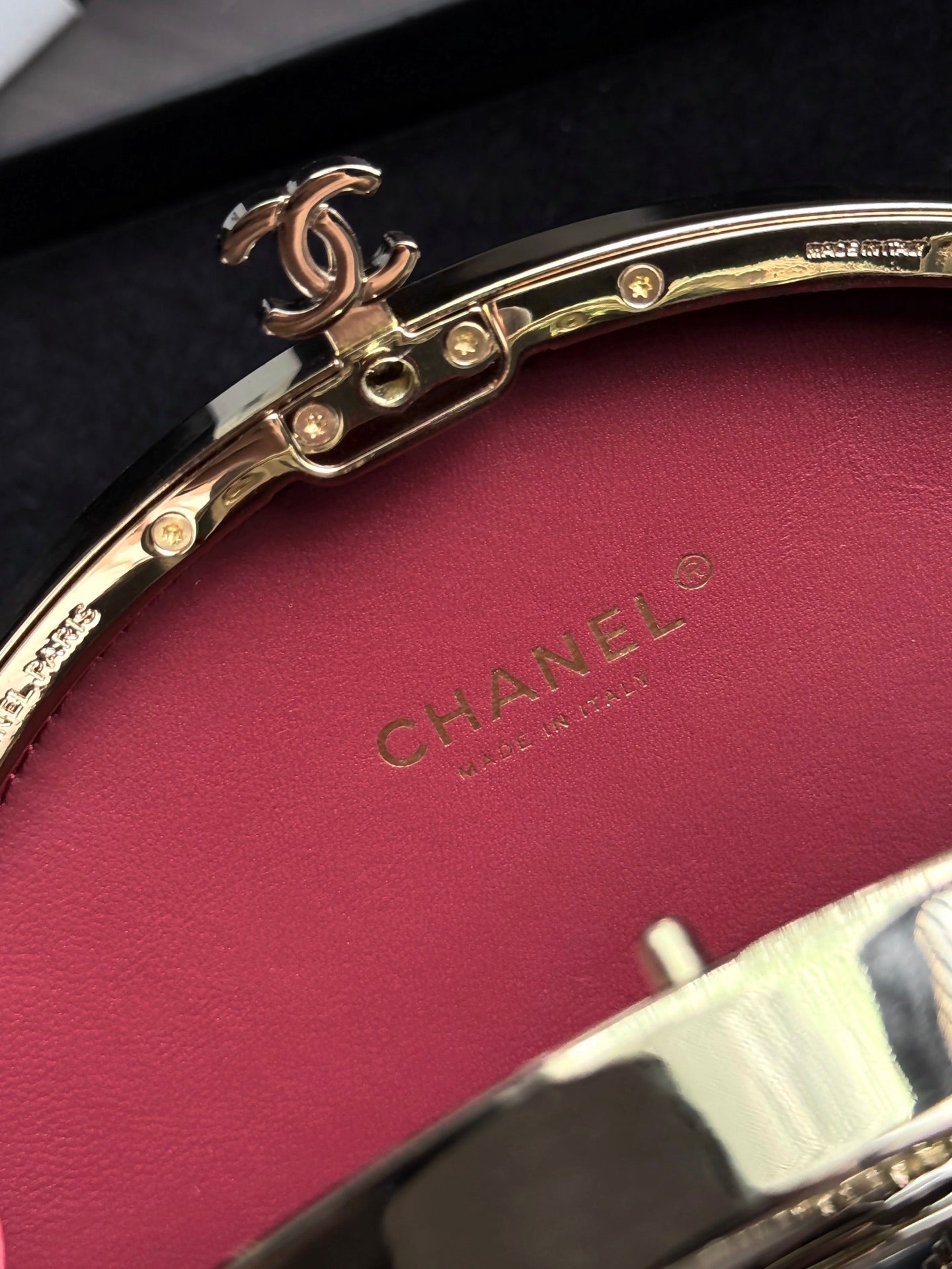 Chanel 2026 Elevator Minaudiere Bga 21.5cm Gold Metal