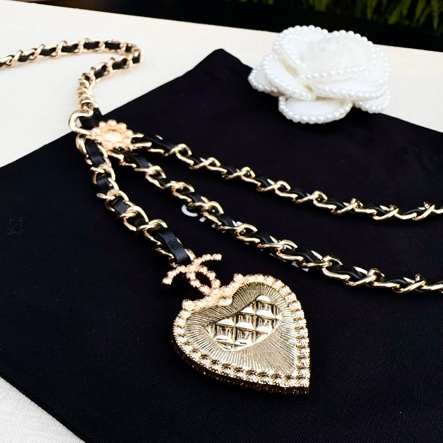 Chanel 2026 Crystal Charm Chain Belt 215186