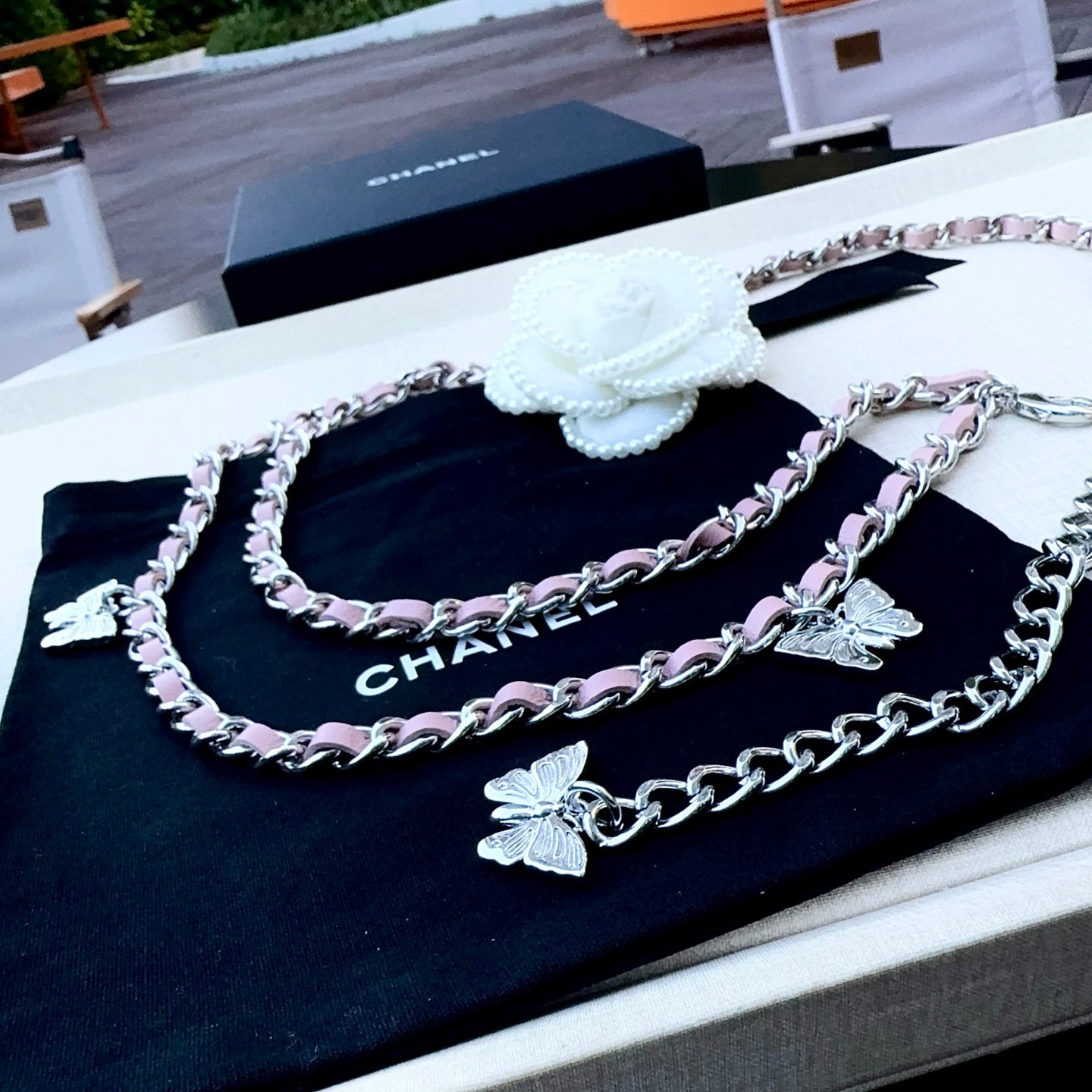 Chanel 2026 Butterfly Charm Belt 213864