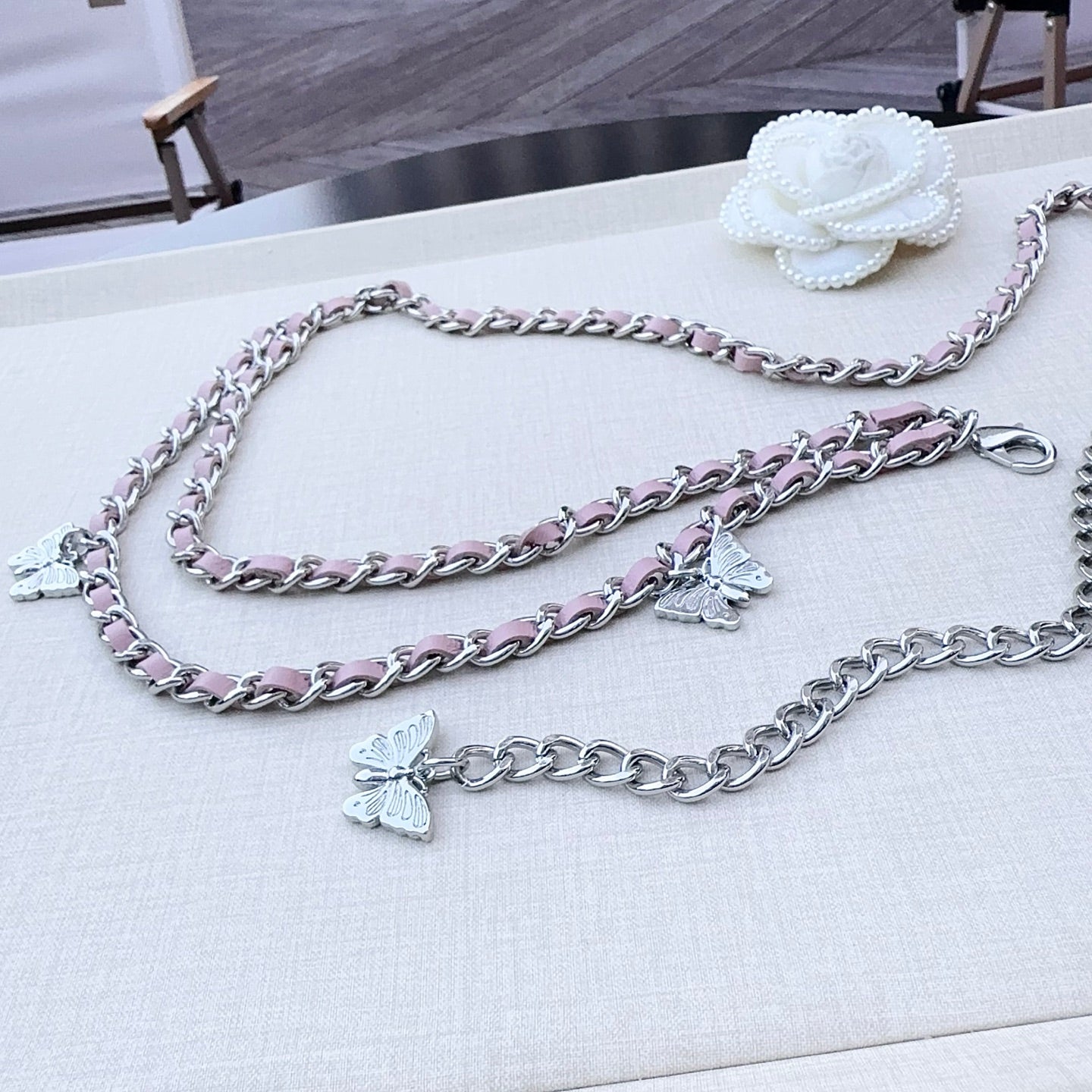 Chanel 2026 Butterfly Charm Belt 213864