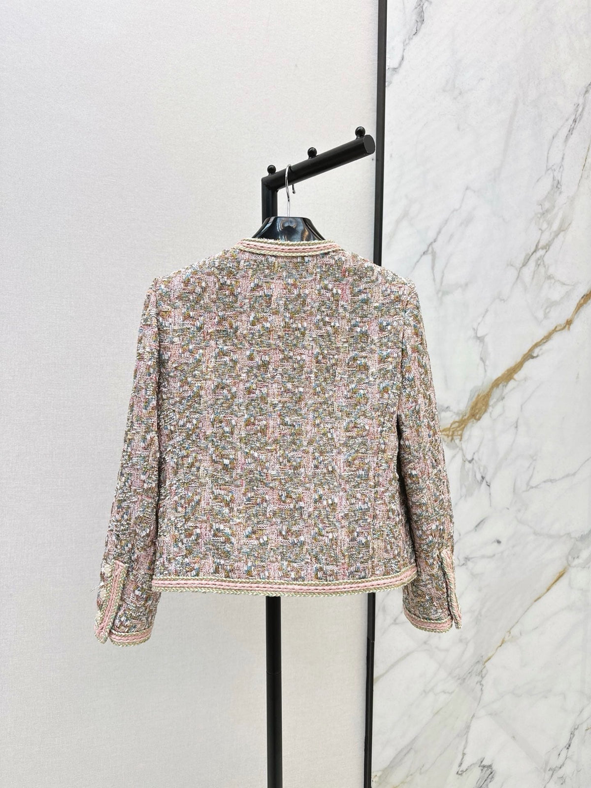 Chanel 2026 Self-Portrait Jacket Pink Tweed
