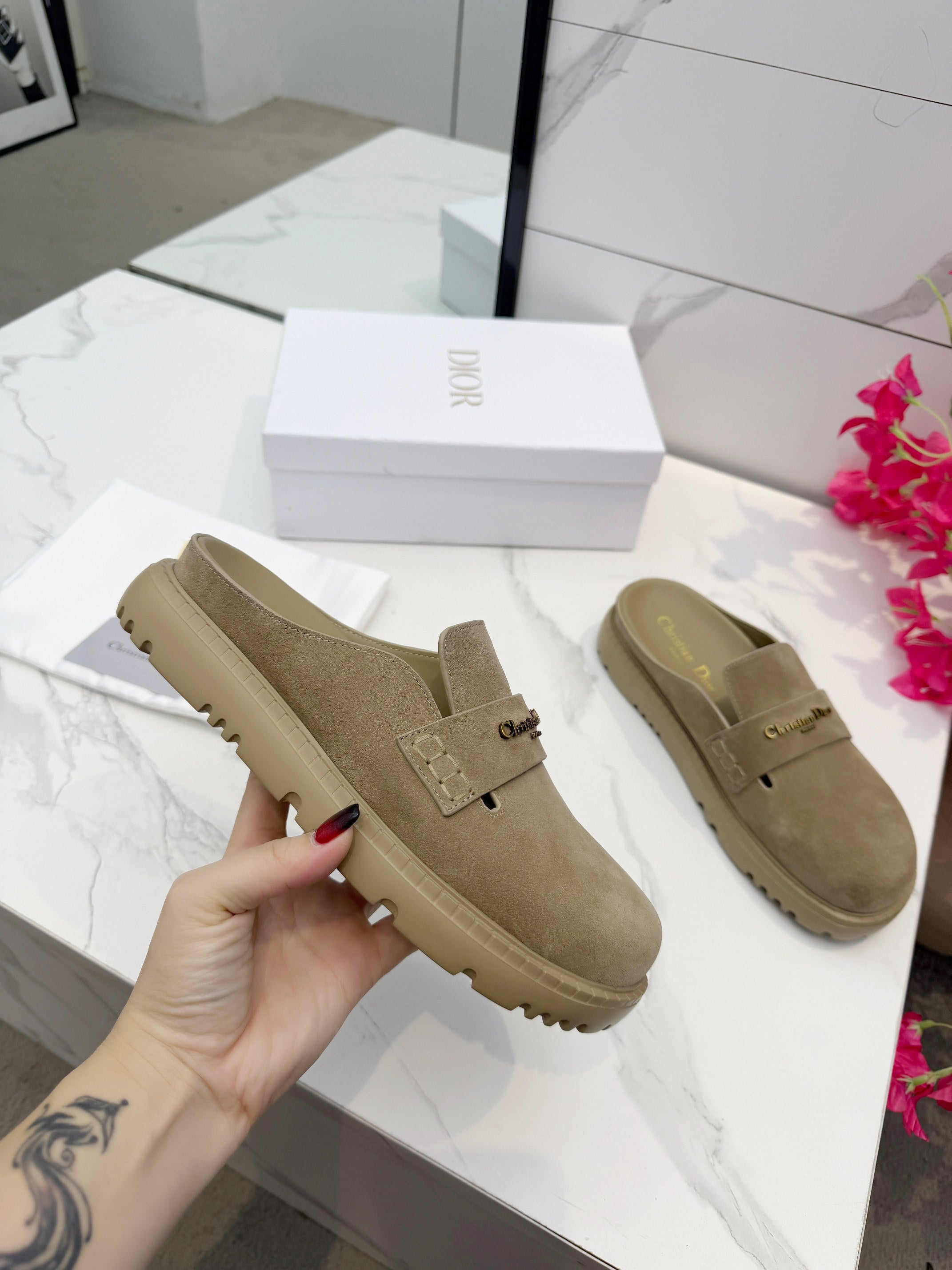 Dior 2026 Boy Mule Suede 965389
