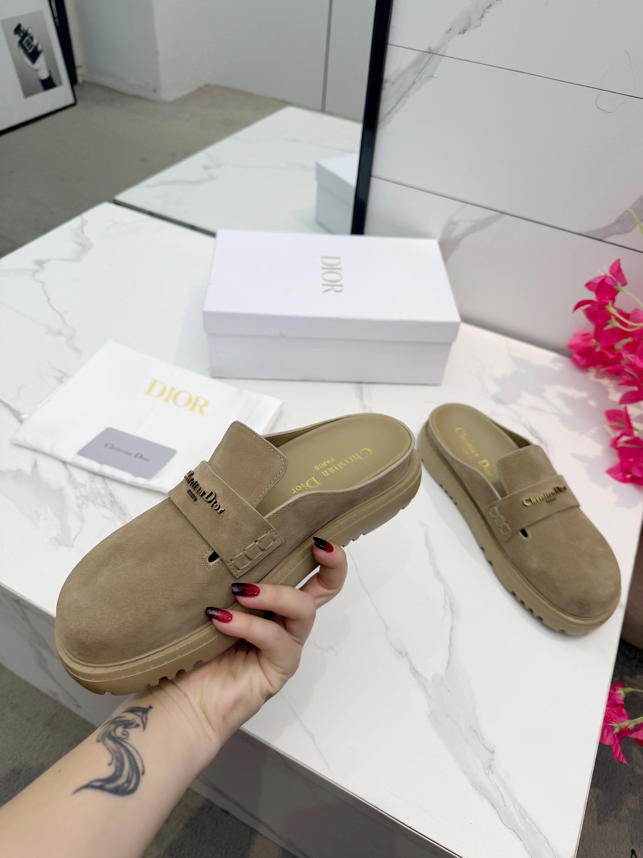 Dior 2026 Boy Mule Suede 965389