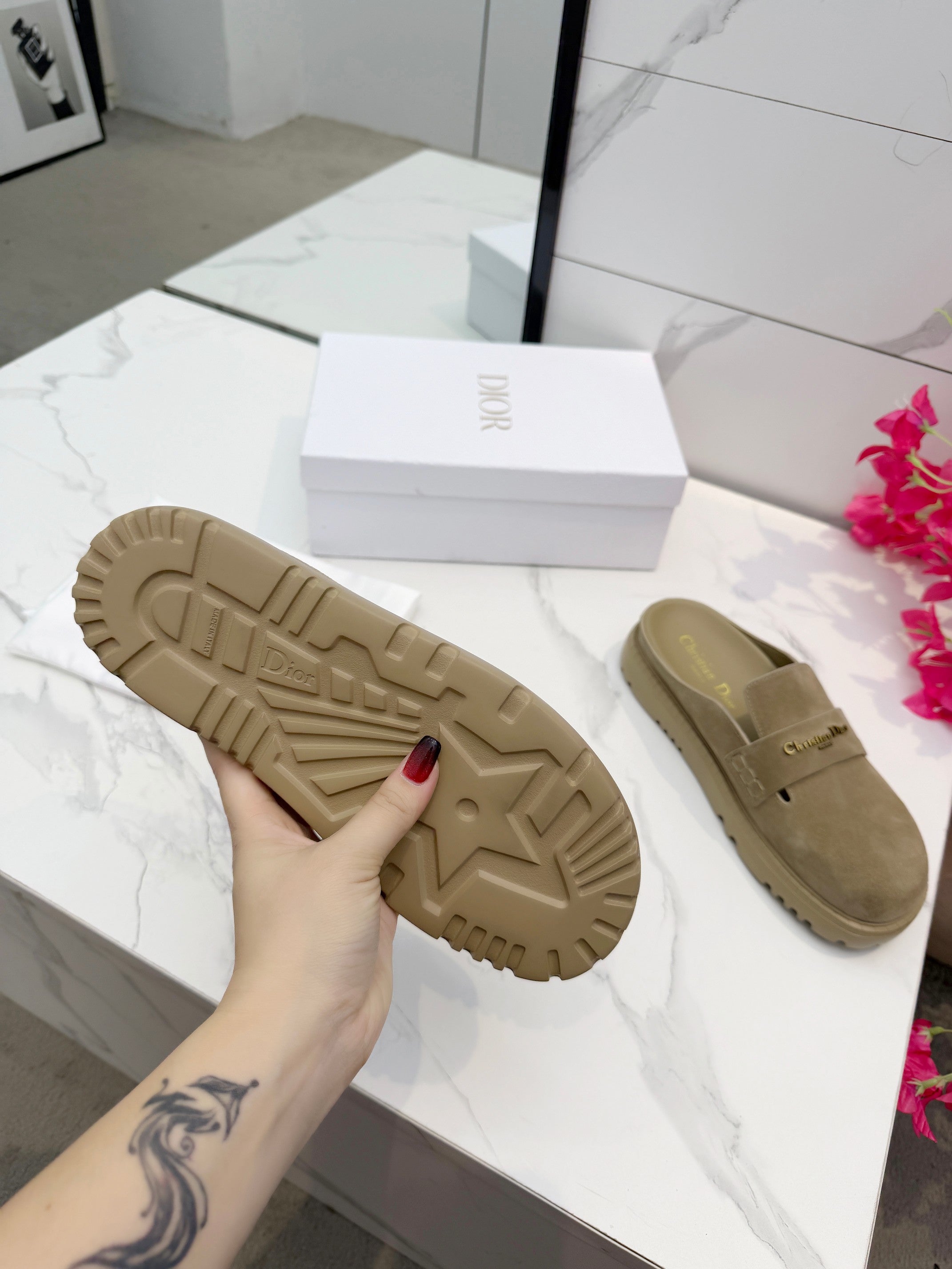 Dior 2026 Boy Mule Suede 965389