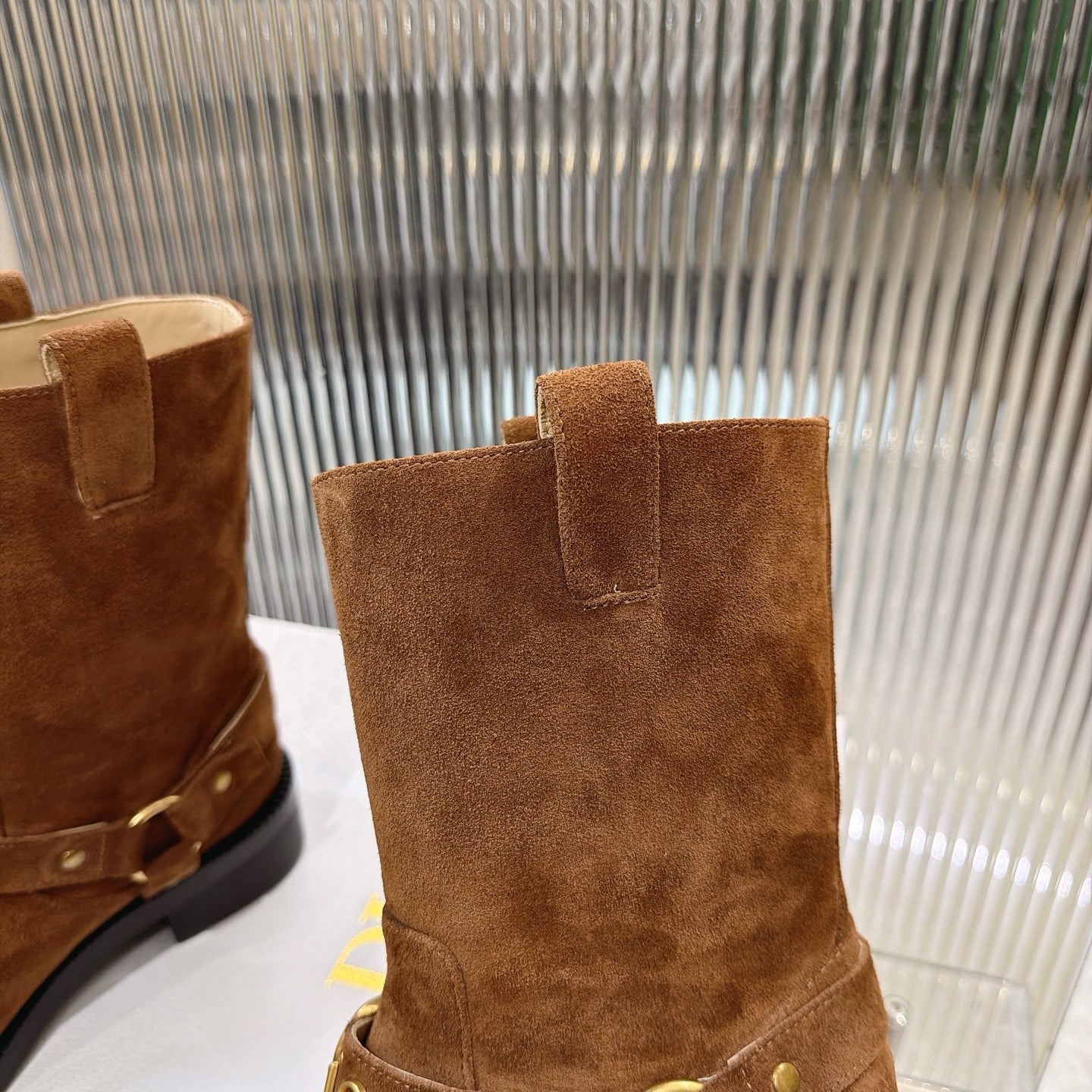 Dior 2026 Bolt Ankle Boot 35mm Suede Calfskin 927513