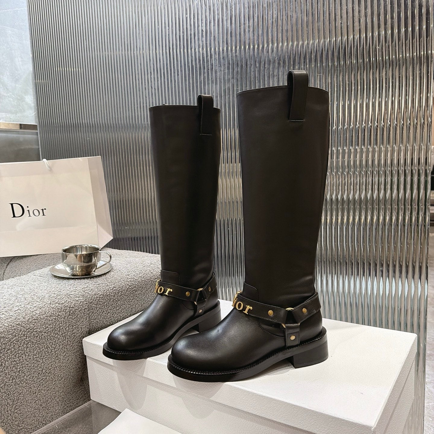 Dior 2026 High Boots Suede Calfskin 927511