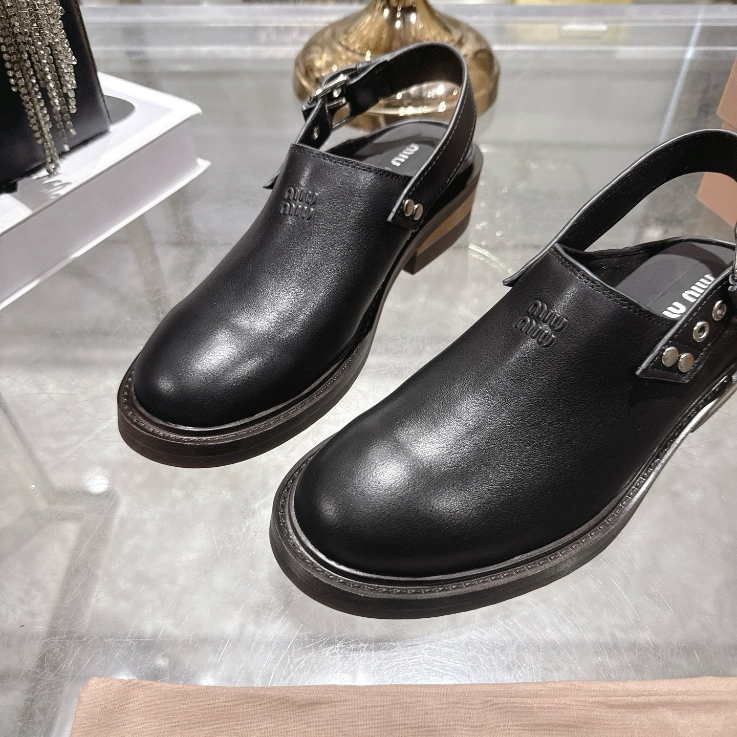 Miumiu 2026 Foule Mule Cowhide 951507