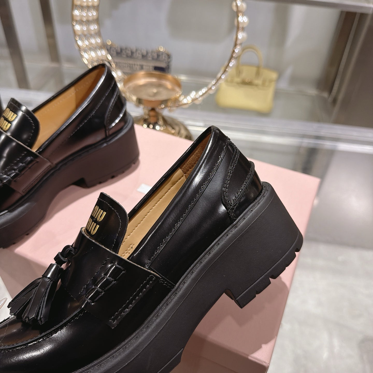 Miumiu 2026 Smooth Loafers Cowhide 951434