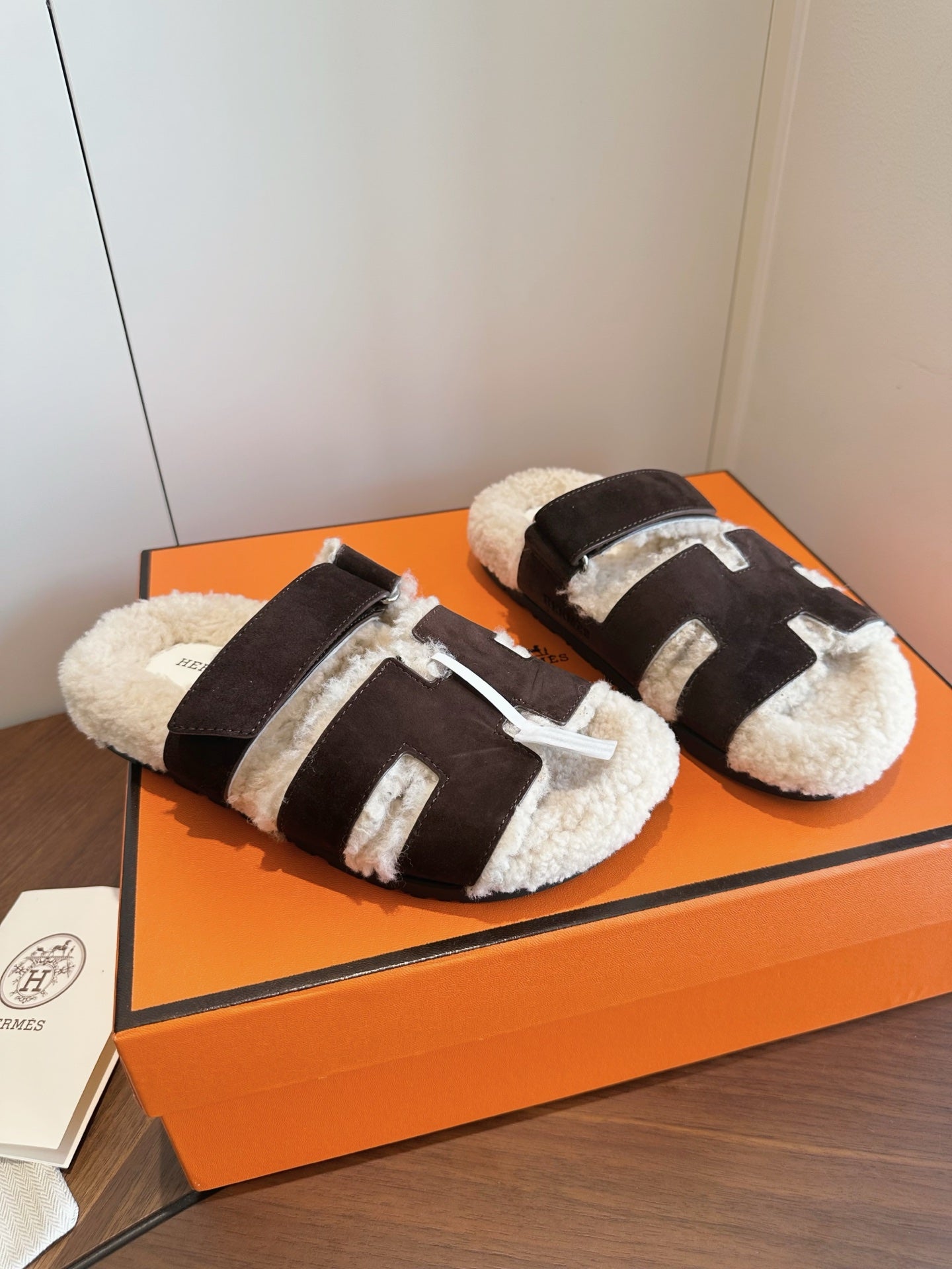Hermes 2026 Chypre Sandal Suede Wool 976860