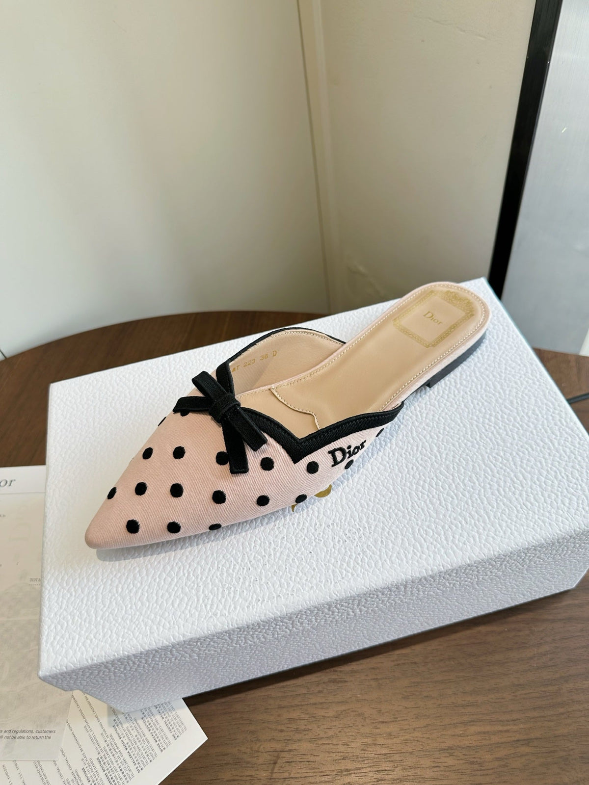 Dior 2026 Romance Mule Fabric 135692