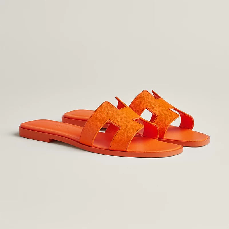 0ran Sandal Orange Sunset