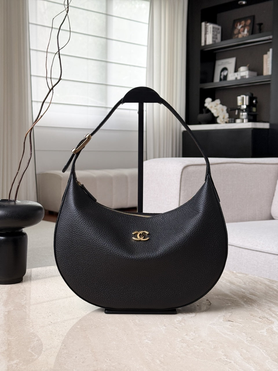Chanel 2026 Hobo Bag 30cm Grained Calfskin